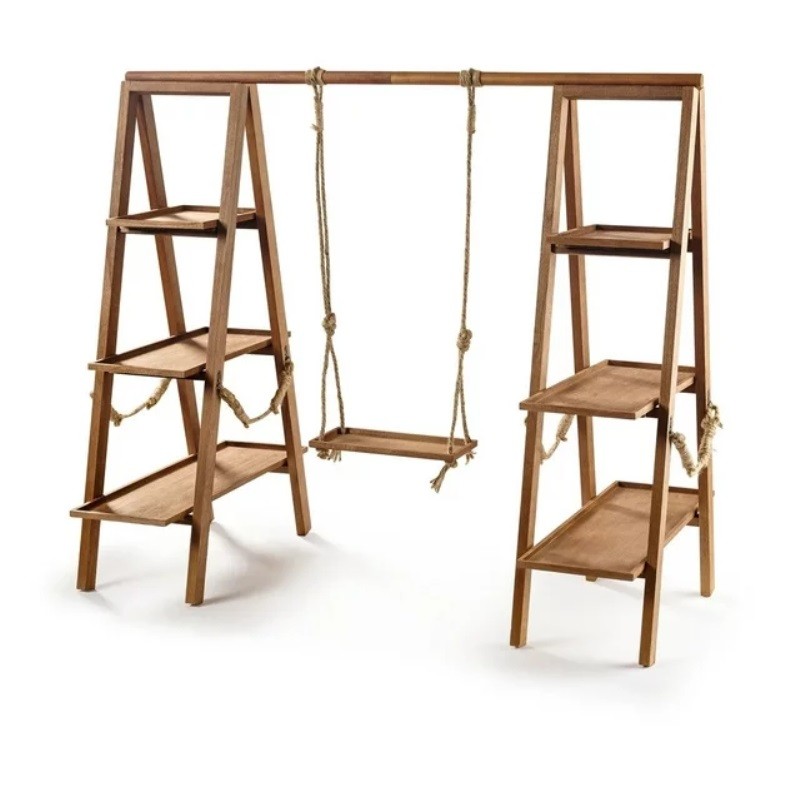 Wood Serving Station