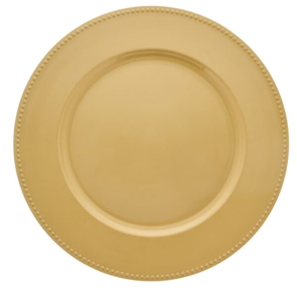 13" Gold Charger