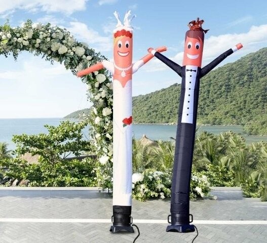 Bride & Groom Air Dancers