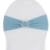 Spandex Chair Bow with Crystal Buckle