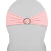 Spandex Chair Bow with Crystal Buckle