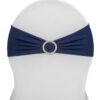 Spandex Chair Bow with Crystal Buckle