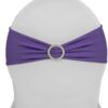 Spandex Chair Bow with Crystal Buckle