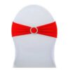 Spandex Chair Bow with Crystal Buckle