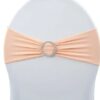 Spandex Chair Bow with Crystal Buckle