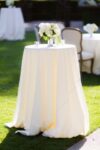 114" Round Table Linen-White