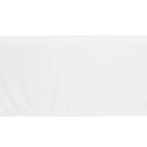 90x132" Rectangle Table Linen-White