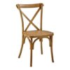 Cross Back Chair-Natural