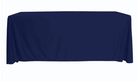90x156" Navy Table Linen