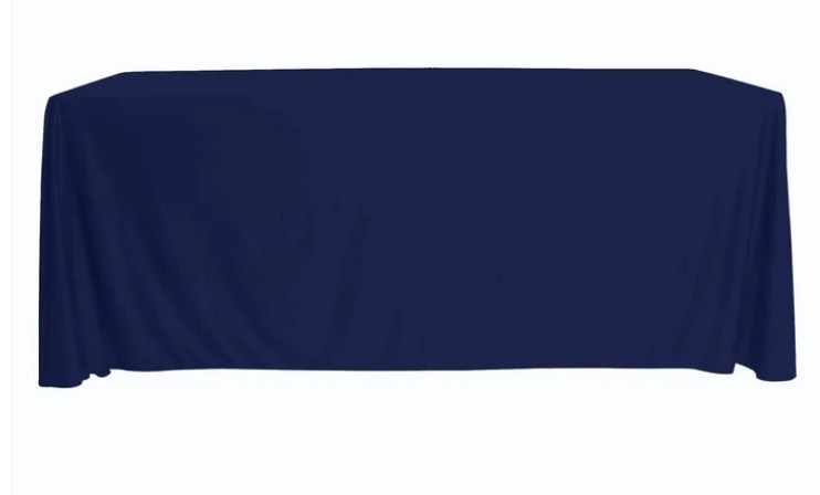90x156" Navy Table Linen