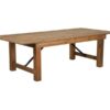 8'x40" Wood Farm Table-Antique Rustic
