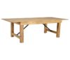 8'x40" Wood Farm Table-Natural