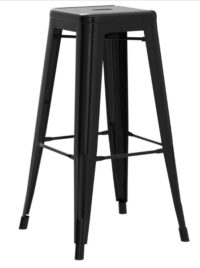 Austin Metal Bar Stool-Black