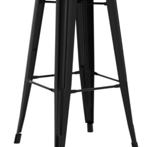 Austin Metal Bar Stool-Black