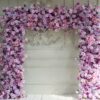 Azalea 7D Purple Rose Flower Wedding Arch