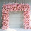 Araya 7D Pink Rose Flower Wedding Arch