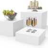 3 Piece Acrylic Cube Buffet Risers