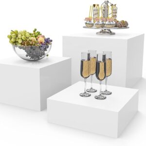3 Piece Acrylic Cube Buffet Risers