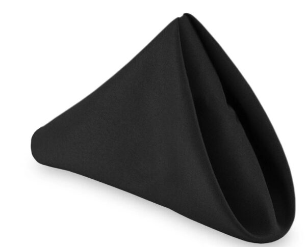 Black Linen Napkin