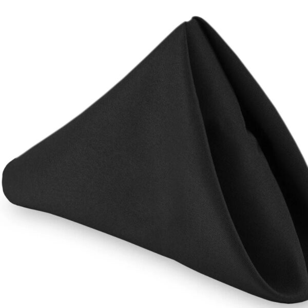 Black Linen Napkin