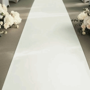 White Poly Aisle Runner 20Ft