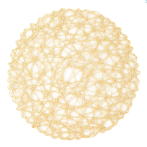15" Beige Woven Fiber Placemat Charger