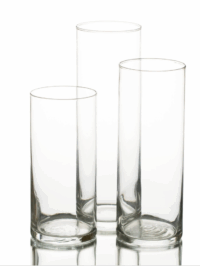 Glass Hurricane Vase
