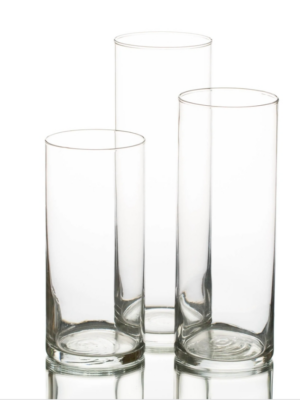 Glass Hurricane Vase