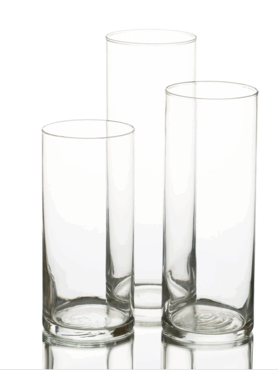 Glass Hurricane Vase