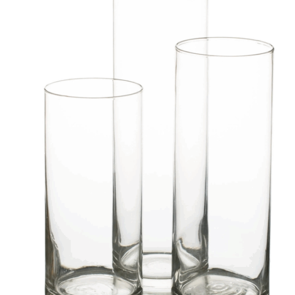 Glass Hurricane Vase