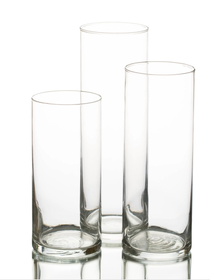 Glass Hurricane Vase