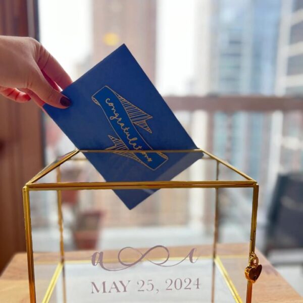 Glass Card Box
