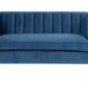 Barclay Blue Velvet Loveseat