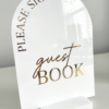 Acrylic Guest Book Sign