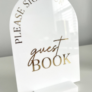 Acrylic Guest Book Sign
