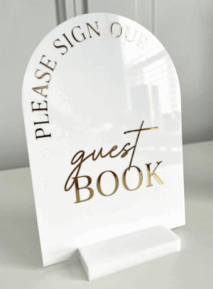 Acrylic Guest Book Sign