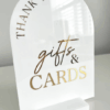 Acrylic Cards & Gifts Sign