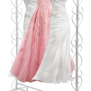 White Decorative Clothing Rack