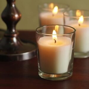 Clear Glass Votive Candles