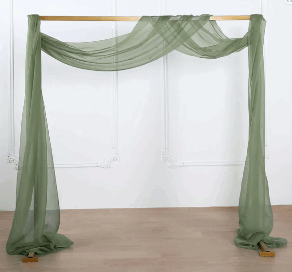 1 Piece Arch Drapery Swag