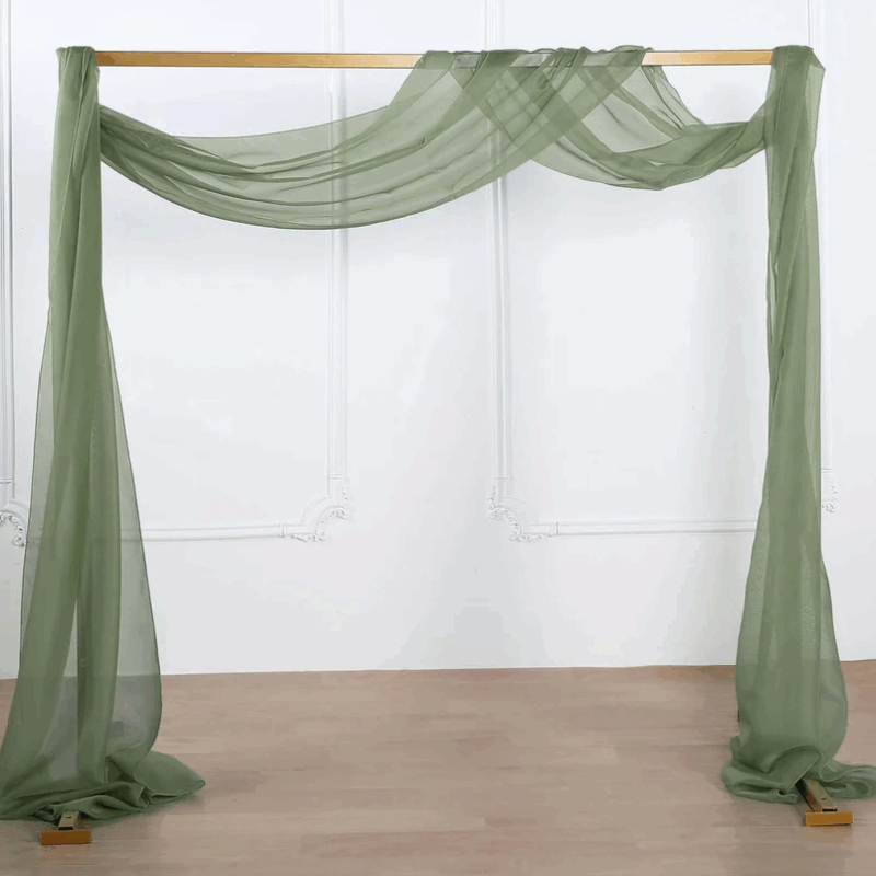 1 Piece Arch Drapery Swag