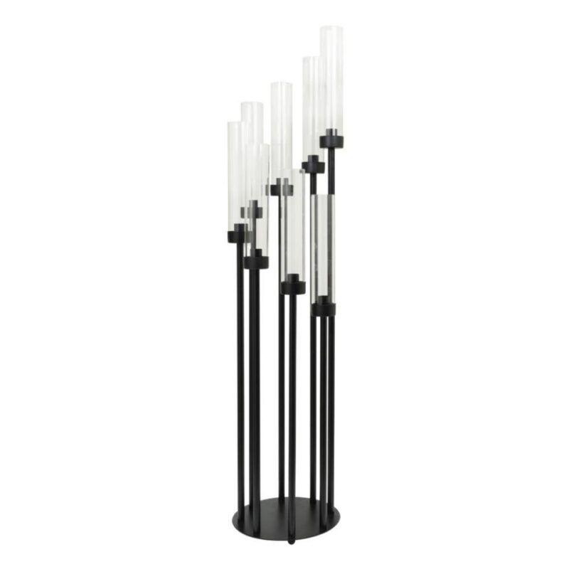 ROUND EIGHT ARM CLUSTER CANDLE HOLDER 42"