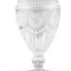 Vintage Style Pressed Glass Wine Goblet