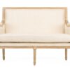 Light Beige French Loveseat