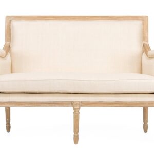 Light Beige French Loveseat