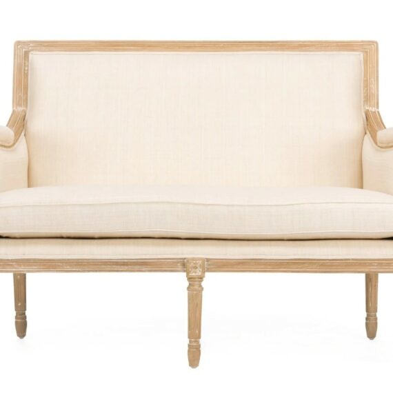 Light Beige French Loveseat