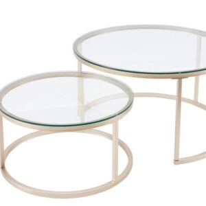 Gold Nesting Coffee Tables