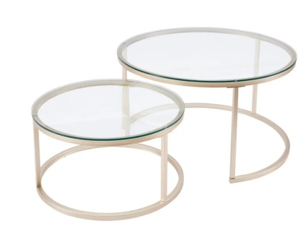 Gold Nesting Coffee Tables