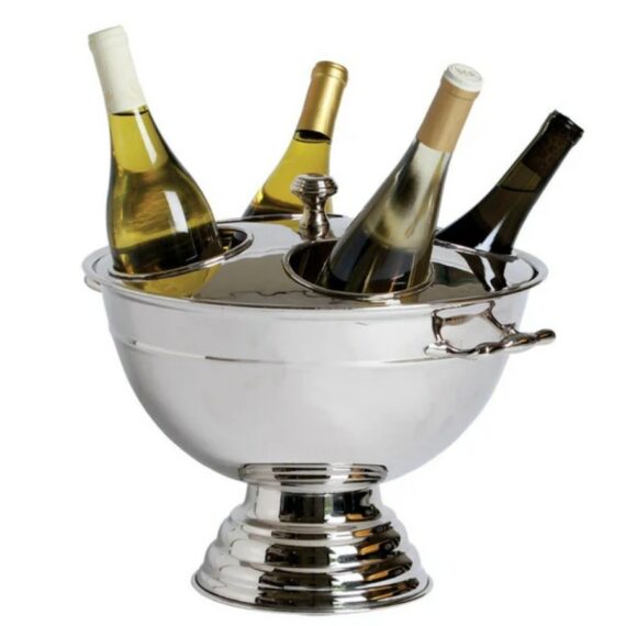 Four-Bottle Heavy-Duty Cooler with Lid