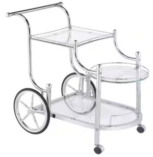 Chrome Bar Cart